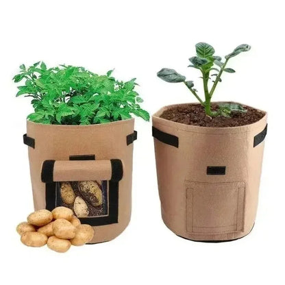 3Styles Felt, plant grow bags, nonwoven fabric garden potato pot, greenhouse vegetable growing bags, moisturizing vertical tools