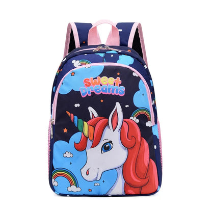 Boy Girl Cartoon Unicorn Schoolbags Large Capacity School Backpack Kindergarten Primary School Backpacks Kawaii Kids Bag