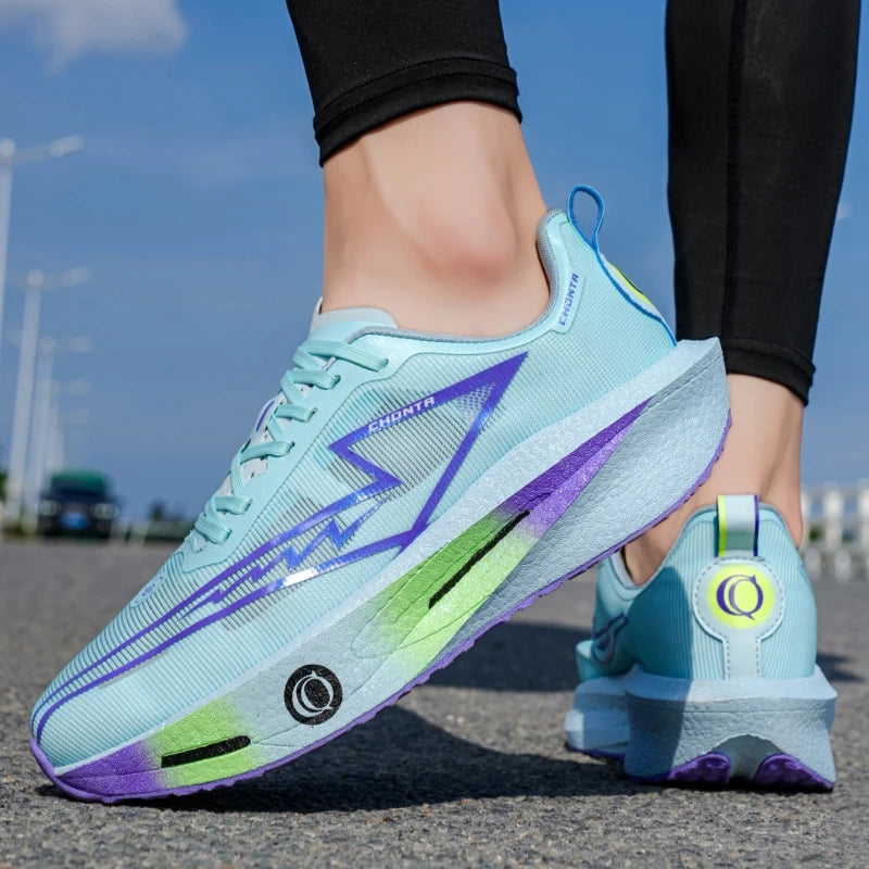 Men's Fashionable Casual Comfortable Sports Running Shoes - Breathable Fabric Upper, Non-Slip, Wear-Resistant, Shock-Absorbing Sole, Round-Toe Lace-Up Casual Running Shoes, Suitable for All Seasons