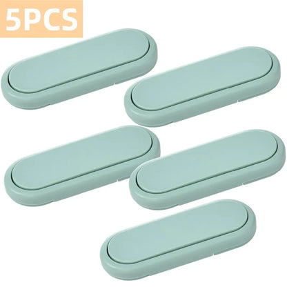 3/5/10Pcs, Children's Drawer Safety Latch, Cabinet Door Protection, Baby Anti Pinch Hand Invisible Lock, Opposite Door Wardrobe Lock