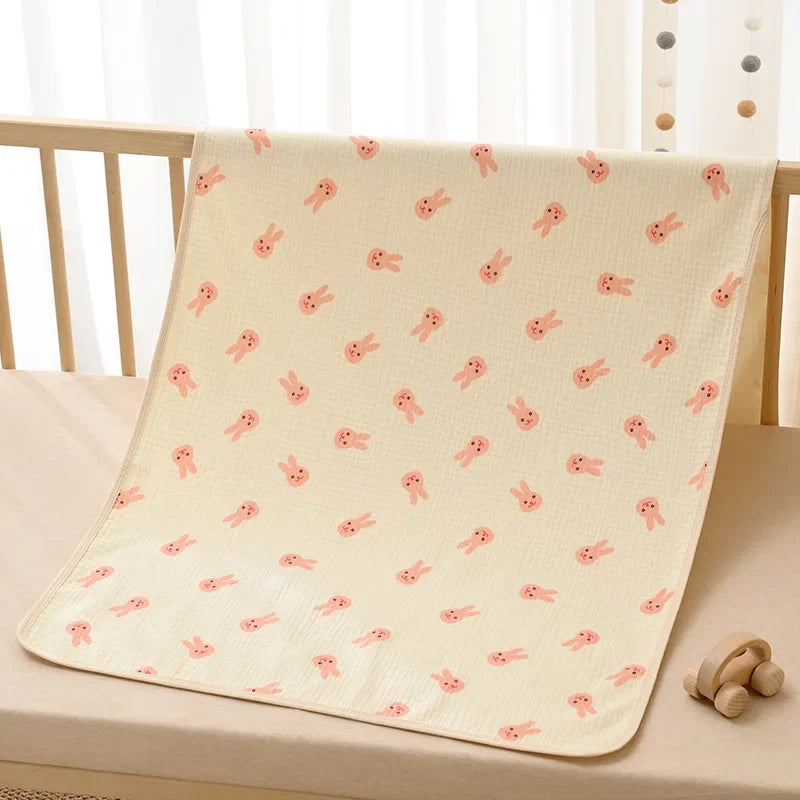 Reusable Baby Changing Mat Cover Baby Diaper Mattress Diaper for Newborn Cotton Waterproof Changing Pads Floor Play Mat