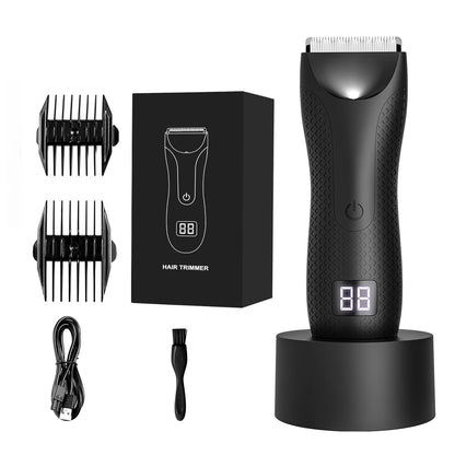 Professional Body Hair Trimmer, Groin&Body Manscape Trimmer For Men, Electric Ball Shaver Groomer, Pubic Grooming Clipper Male R