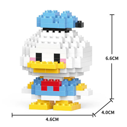 Cartoon Cool Rice Building Blocks Animal Dolls Educational Assembled Toys Ornaments Small Particles Children's Birthday Gifts