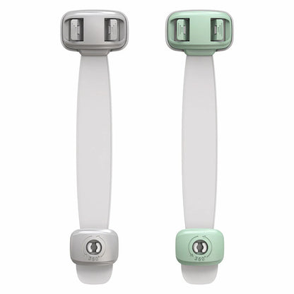 Refrigerator Door Lock, Child Kids Proof Safety Cabinet Locks, Straps, Safe Quick Baby Proofing Latches for Drawers Freezer