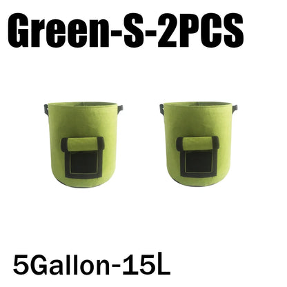 3Styles Felt, plant grow bags, nonwoven fabric garden potato pot, greenhouse vegetable growing bags, moisturizing vertical tools