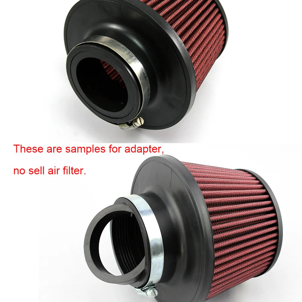 Car Mushroom Head Universal High Flow Intake Air Filter 102mm 89mm 76mm 3 3.5 4 Inch Cone Tapered Air filters for K&N 14084-2