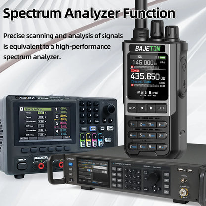 BAJETON BJ-8300 Walkie Talkie 10W Tri Power SW MW LW AM SSB CB Receive Wireless Bluetooth Phone Programming NOAA Two Way Radio