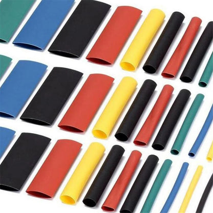 164/328/530 Pcs 2:1 Polyolefin Shrinking Assorted Heat Shrink Tube Wrap Wire Cable Insulated Sleeving Tubing Set