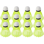 Volantes de bádminton de nailon con gran estabilidad y durabilidad, pelotas de entrenamiento para deportes de interior y exterior