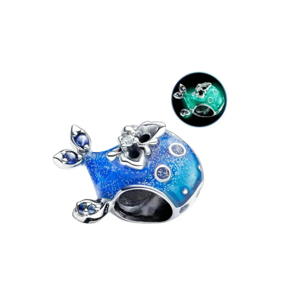 New Hot Selling Blue Pentagram, Butterfly Bead Turtle, Fish Pendant Suitable for European Original Bracelet DIY Exquisite Jewelry