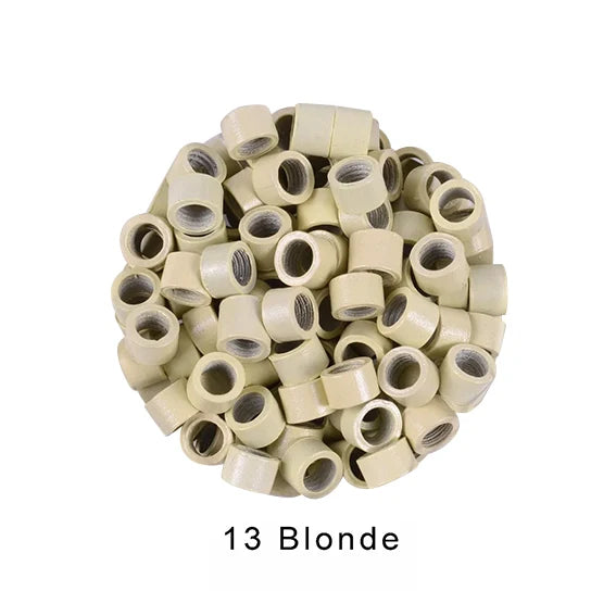 1000Pcs 4.0 mm Hair Extension Microringe Micro Links Rings Beads Links With Screws Thread Aluminium 7 Colors Optional