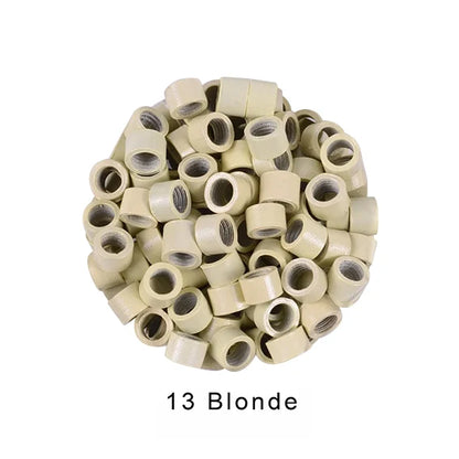 1000Pcs 4.0 mm Hair Extension Microringe Micro Links Rings Beads Links With Screws Thread Aluminium 7 Colors Optional