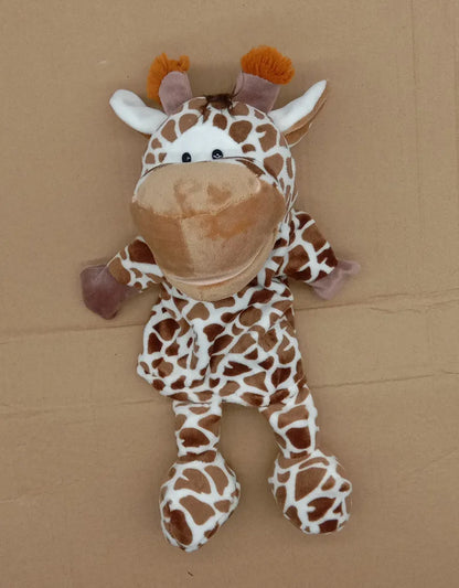 Cartoon Animal Hand Puppet Parent-child Game Doll, 35cm, Stuffed Gaming Doll, Lion Elephant Pig Appease Toys, Birthday Gifts For Children