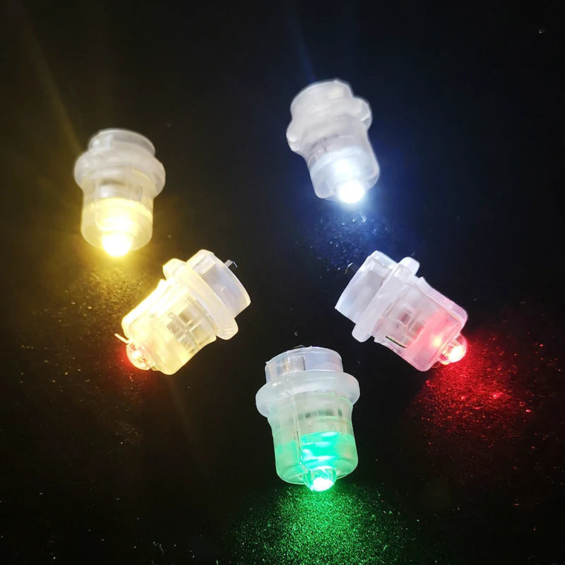 50Pcs, Mini DIY Lights Rave Accessories, LED Light Up Lamp Festival for Glow Supplies, Party Birthday Wedding Holiday Decoration