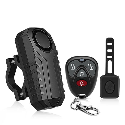 Extractme Motorcycle Burglar Alarm with Remote Control 113dB Wireless Waterproof Car Electric Bicycle Security Anti-Lost Alarm