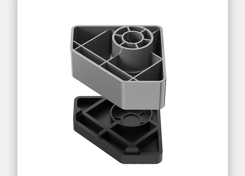 4pcs Anti Vibration Feet Pads Rubber Mat Slipstop Silent Dampers Stand Universal Washing Machine Refrigerator Furniture Foot Pad