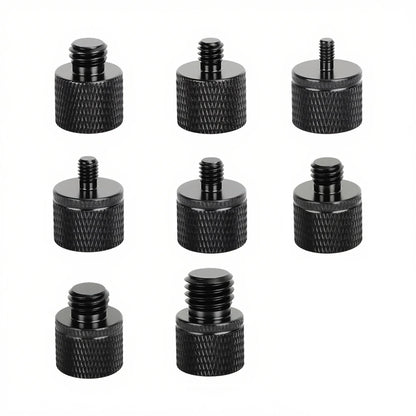 HDRig Universal 1/4"-20 Female to 1/4" 3/8" M4 M5 M6 M8 M10 M12 Male Threaded Screws Mount Adapters Tripod Camera
