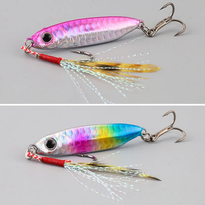 1 Pc Metal Artificial Bait Jig 7g 10g 15g 20g 25g 30g Shore Casting Jigging lure Shore Casting Saltwater Fishing lure Bit