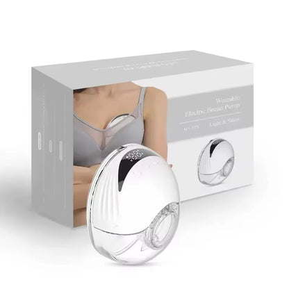 Portable Breast Pump Hands Free Wireless Wearable Electric Breast Pump BPA Free 4 Modes 12 Levels Silicone with LED Display