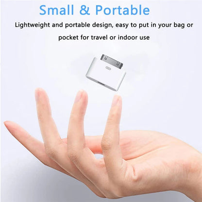 8-Pin Male to 30-Pin Female Charging Sync Lighting to 30-Pin Adapter for iPhone 4 4S iPad 2 3 iPod Touch Charger Cable Converter