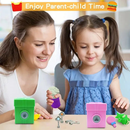 Montessori Train/Surprise Party Gift Set: Toddler Learning Toys, Counting & Sorting Toys, Fine Motor Finger Puppet Games for Kids