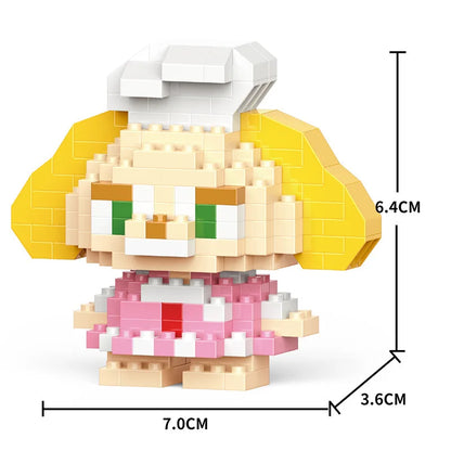 Cartoon Cool Rice Building Blocks Animal Dolls Educational Assembled Toys Ornaments Small Particles Children's Birthday Gifts