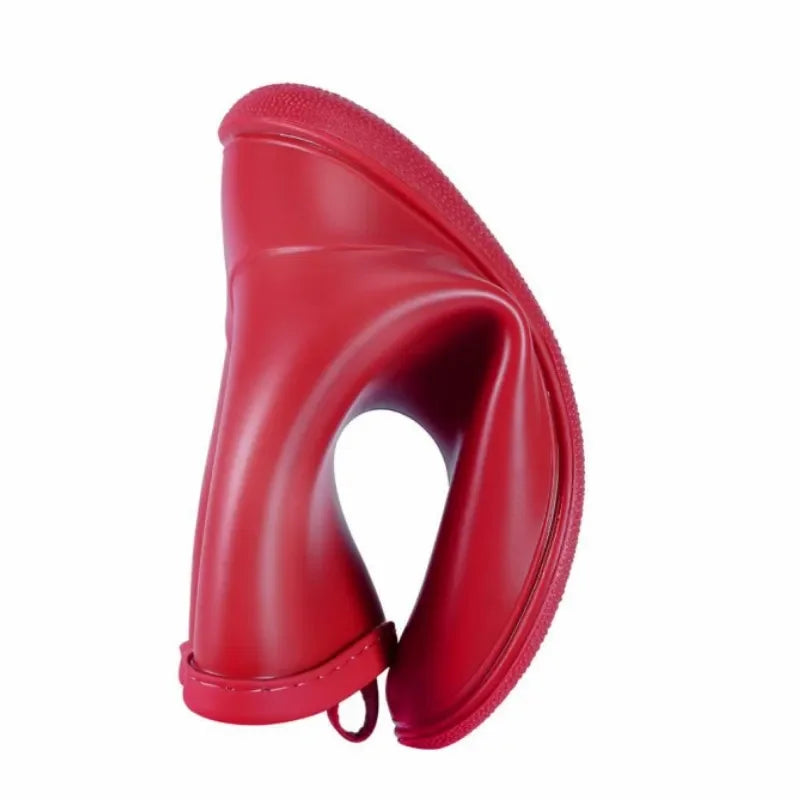 Kids Rain Boots Girls Boys Rainboots Anti-Slip Children Baby Rain Shoes PVC Waterproof Mid-Calf Water Shoes Soft Rubber