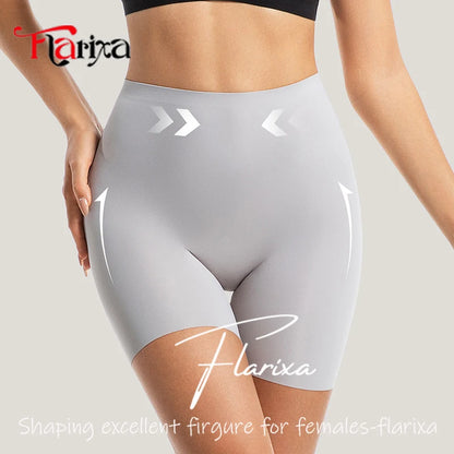 Flarixa High Waist Safety Shorts Anti Light for Women Anti Chafing Boxers Underwear Protective Panties Under Dress Cycling Pants
