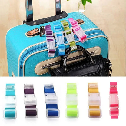 1/2Pcs Adjustable Luggage Straps Accessories Hanging Buckle Straps Suitcase Bag Straps (New and old logos shipped randomly)