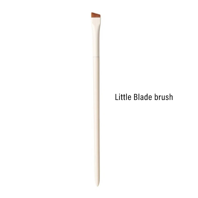 1/3/7/9pcs White Upgrade Blade Eyeliner Brush Eye Makeup Brushes Set Ultra Thin Fine Angle Flat Eyebrow Precise Detail Brush