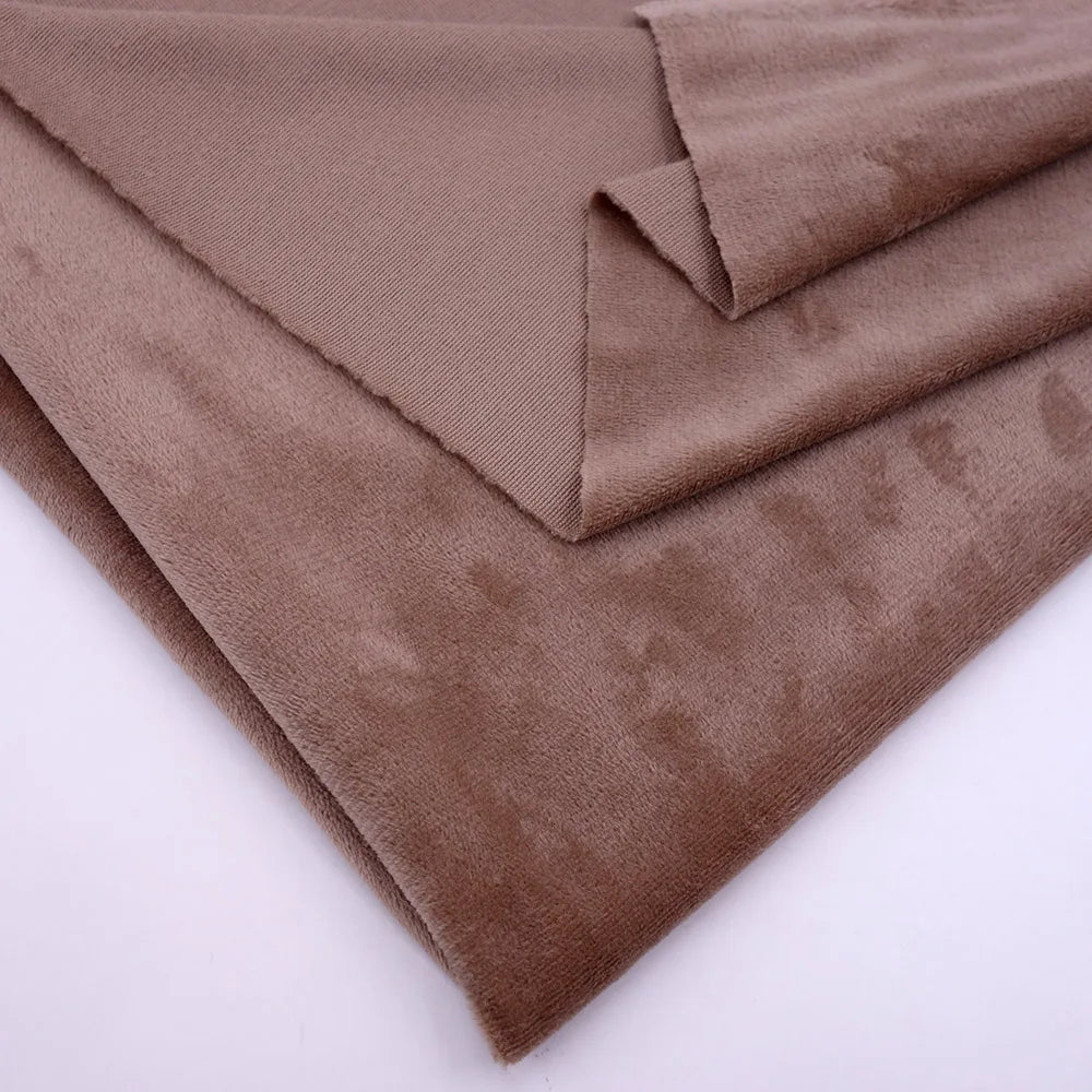 Tela Minky de 160 cm/63 pulgadas de ancho, tela de felpa súper suave para muñecas y franela suave para juguetes de bricolaje, se vende por metros