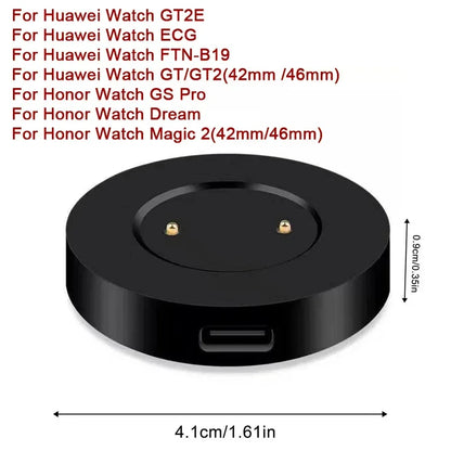 Base de carga magnética para Huawei Watch 3, 3 Pro, ECG, GT2, GT3 Pro y Honor Watch Dream, Magic 2