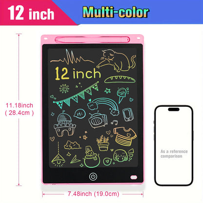 12 inch Tablets Electronic Handwriting Pad Writing Board Drawing Tablet LCD Screen Writing Tablet Digital Graphic Toys for child