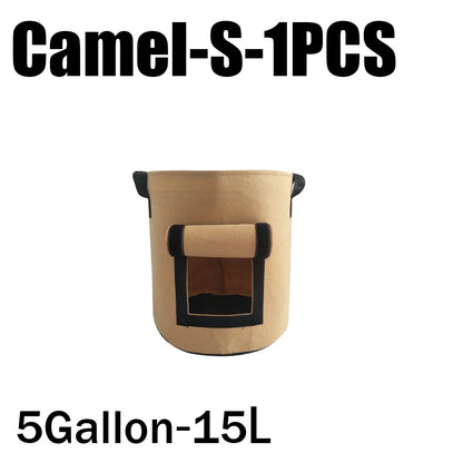 3Styles Felt, plant grow bags, nonwoven fabric garden potato pot, greenhouse vegetable growing bags, moisturizing vertical tools