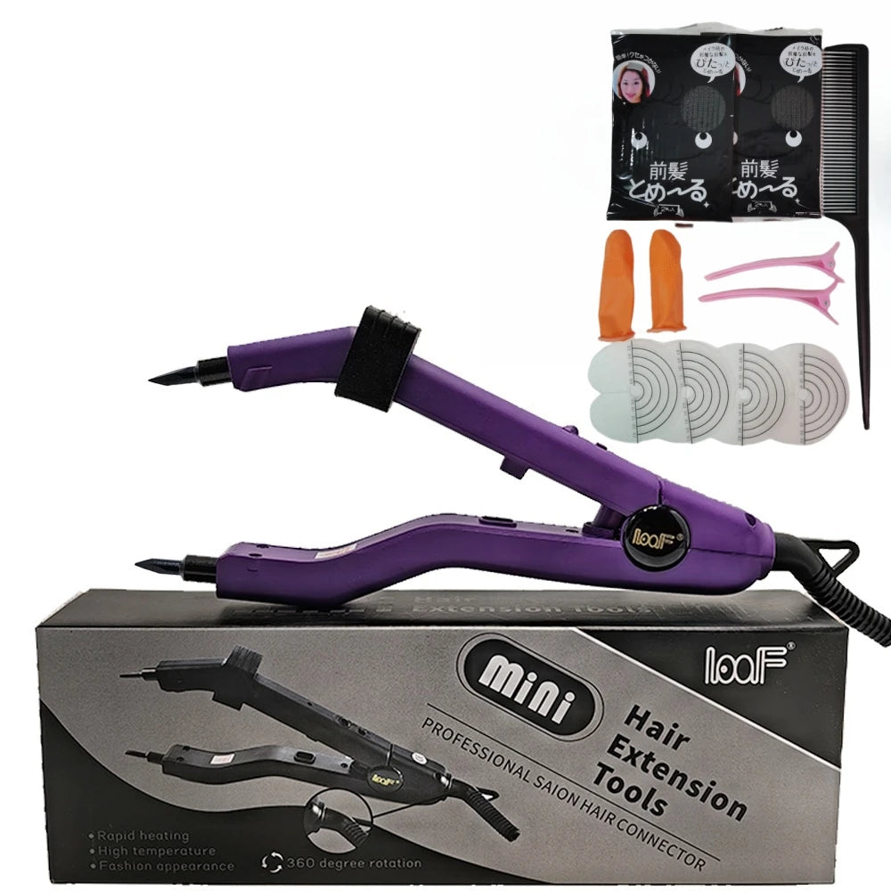L609 A/B /C Adjustable Extension Tongs 1 Pcs Fusion Iron Hair Connectors Keratin Bonding Keratin Welding Machine Hair Salon Tool