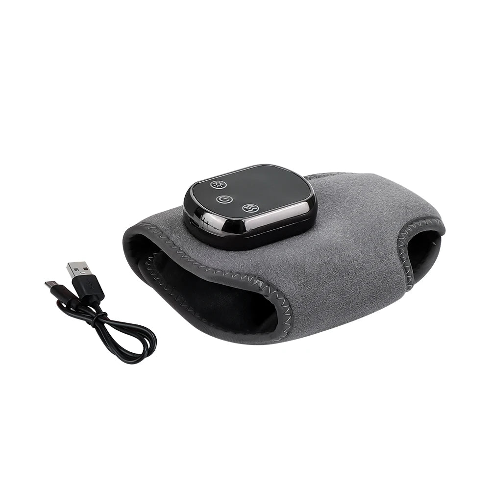 Electric Foot Massager Vibration Relaxation Ankle Massager Warm Hot Compress Ankle Brace Joint Sprain Support Ankle Protection
