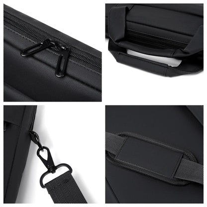 Men's Briefcase, Minimalist Business Shoulder Bag, Men's Messenger Bag, Large Capacity Office Tote, 14-inch Laptop Bag