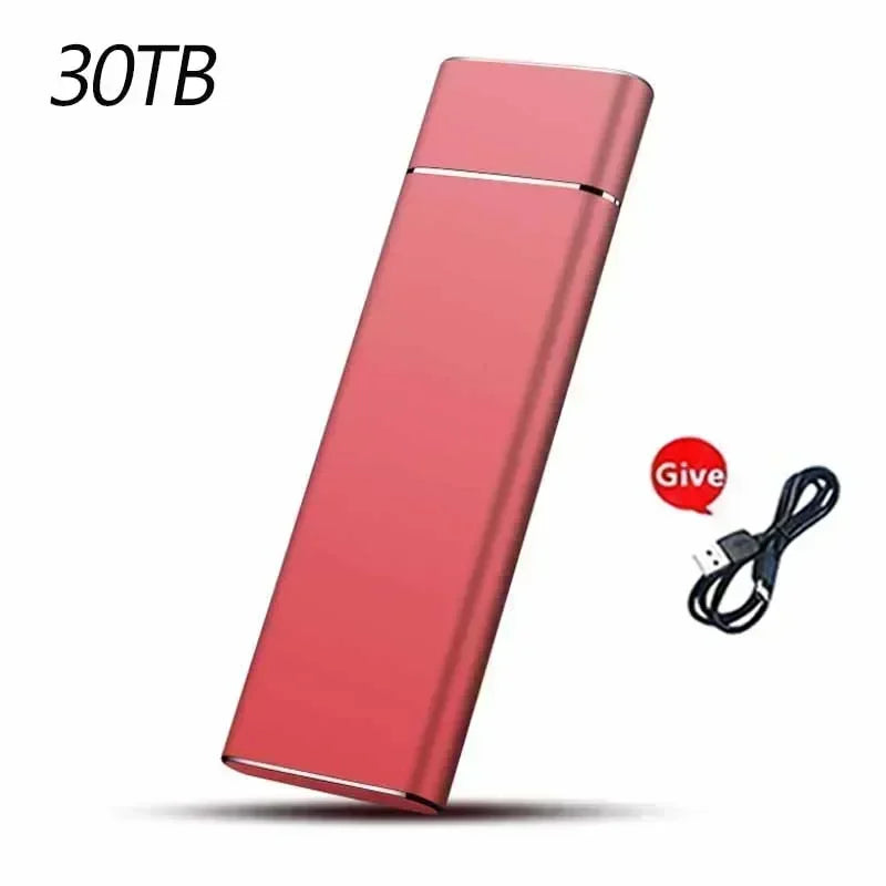 Mini USB SSD portátil 256 TB 1 TB 2 TB de alta velocidad original de almacenamiento masivo SSD USB3.0 Disco duro externo para ordenador portátil SSD