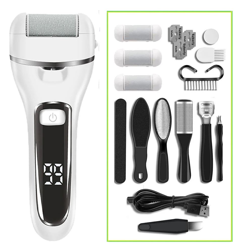 Electric foot grinder Professional Foot Remove Dead Hard Skin Foot Care Tools Rechargeable Thick Leather Polishing Foot Grinder