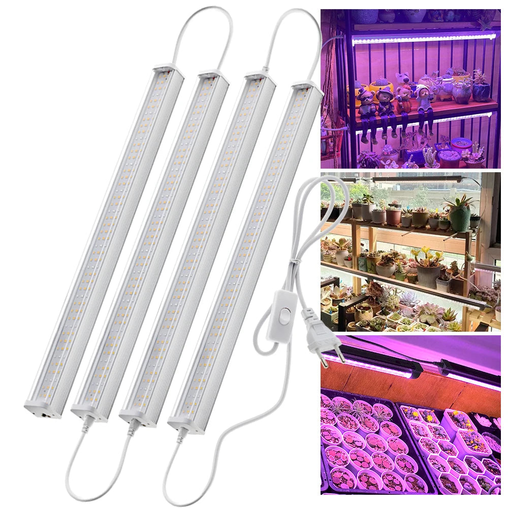 Luz de crecimiento LED de espectro completo para plantas de invernadero 4000K AC100V-265V IP65 resistente al agua para vegetales y flores de interior y exterior