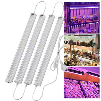 Luz de crecimiento LED de espectro completo para plantas de invernadero 4000K AC100V-265V IP65 resistente al agua para vegetales y flores de interior y exterior
