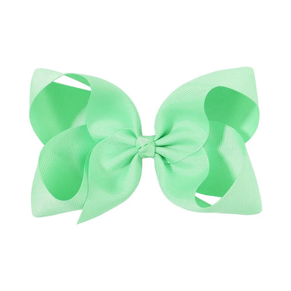 1PC Grosgrain Ribbon Solid Color Hair Bows Clip Girls Hair Clips Hairpins Barrettes Kids Baby Hair Accessories Wholesale