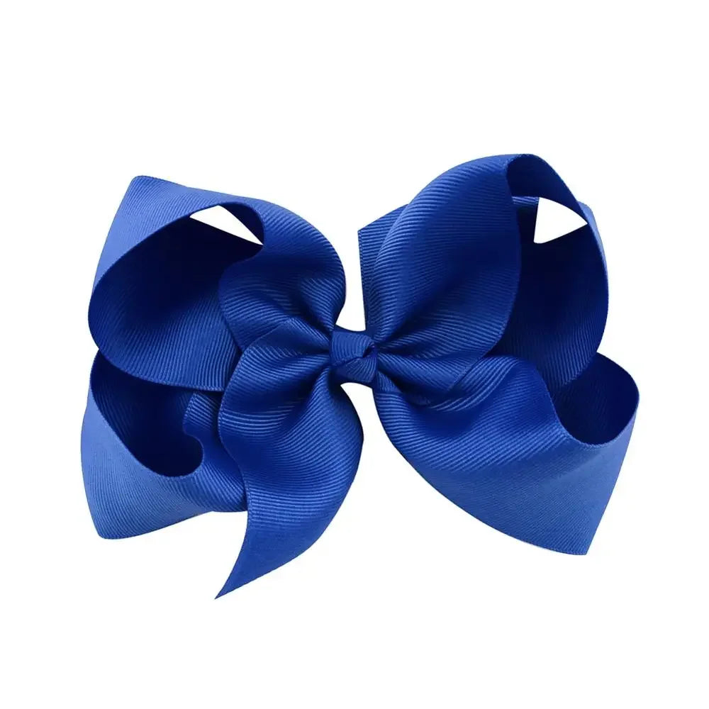 1PC Grosgrain Ribbon Solid Color Hair Bows Clip Girls Hair Clips Hairpins Barrettes Kids Baby Hair Accessories Wholesale