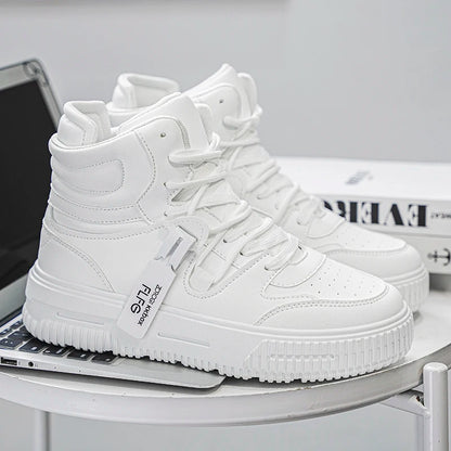 New Fashion Men's Sneakers Soft Comfortable Non Slip Wear Resistant Sole Daily Casual Men Shoes Preppy Winter Skate Ankle Boots