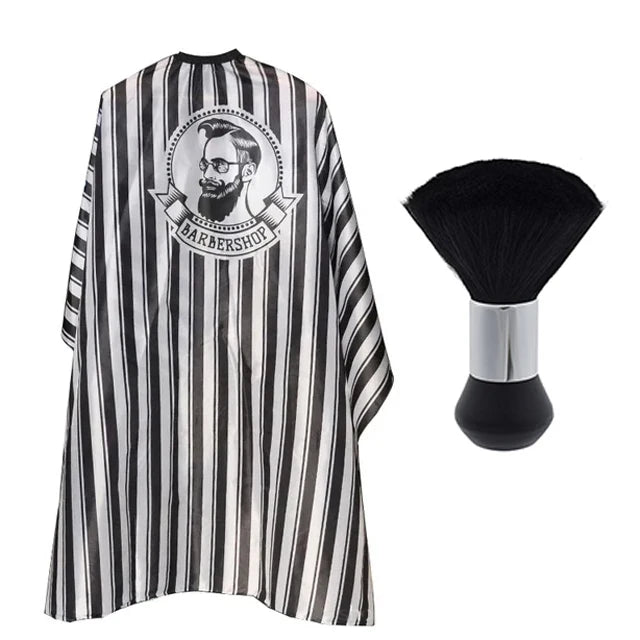 2/3 Pieces Antistatic Hairdresser Apron Hair Cut Cape Hairdressing Gown Cape Hair Barber Cutting Dye Apron Salon Styling Cloth
