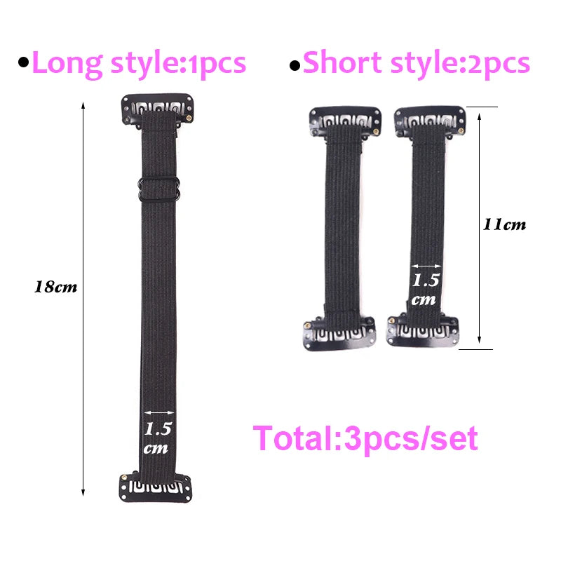 Nunify Face Lift Band With Clip Hair Holder Facial Anti-Wrinkle Tool Stretching Strap For Lift Up Eyes Invisible Elastic Belt