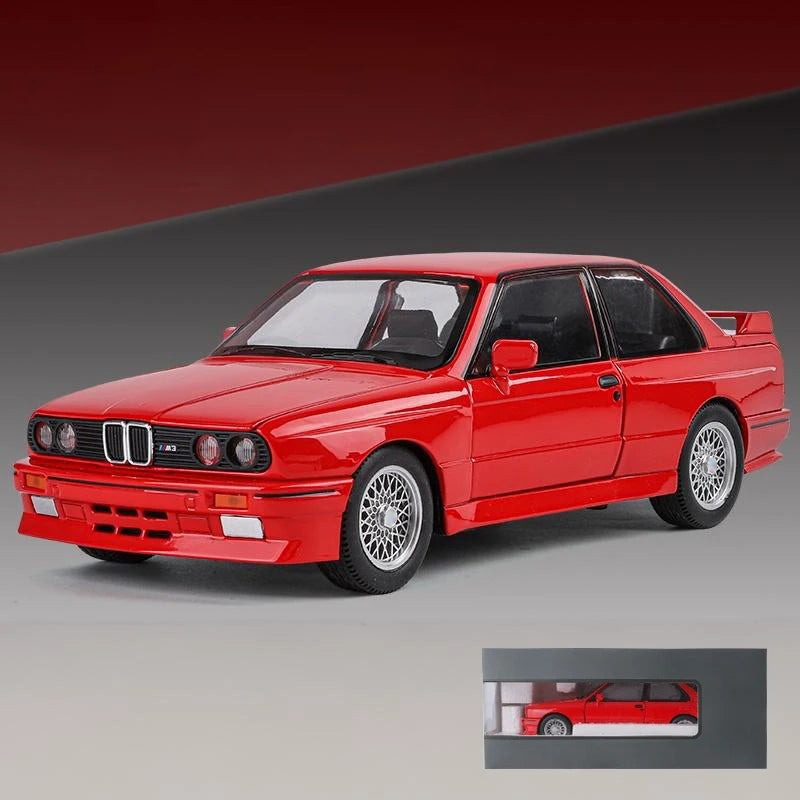 1:24 M3 E30 IM Alloy Miniature Car, Diecast Metal Model Collection Hobbies, Birthday Present With Friend Decoration Classic Car GT