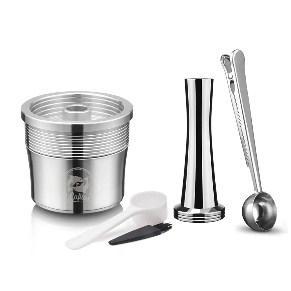 ICafilas Reusable Coffee Capsule Pod For illy X7.1 illy Y5 Machine Stainless Steel Refillable Coffee Maker Filter
