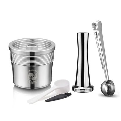 ICafilas Reusable Coffee Capsule Pod For illy X7.1 illy Y5 Machine Stainless Steel Refillable Coffee Maker Filter