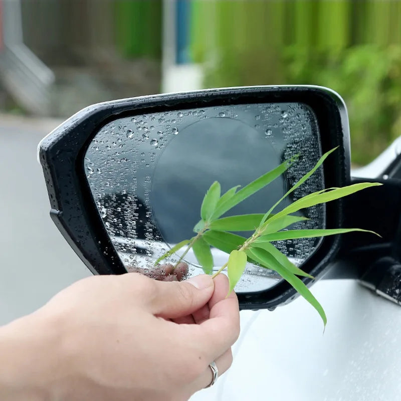 2Pcs Car Rain Rearview Mirror Films Waterproof Anti-fog Car Mirror Rain Covers Window Anti-rain Protector Film Auto Accessories